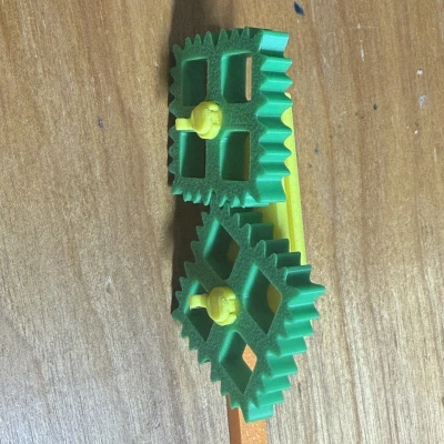 Kẹp Cà Vạt / Đồ Chơi Fidget Bánh Răng Vuông