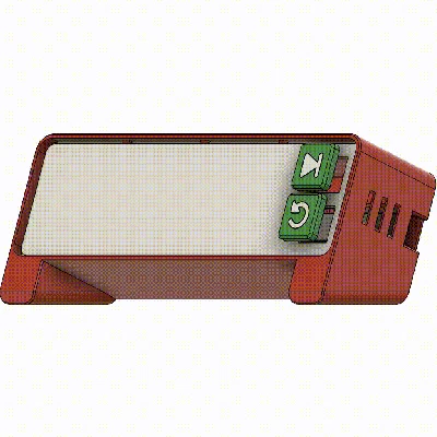 Vỏ Hộp Gọn Gàng Cho Màn Hình MAX7219 - Điều Khiển Bằng Hai Nút Bấm