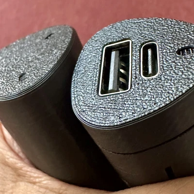 Vỏ Sạc Dự Phòng Cho Module IP5306 USB-C Dùng Pin Lithium 1S 18650