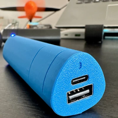 Vỏ Sạc Dự Phòng Cho Module IP5306 USB-C Dùng Pin Lithium 1S 18650