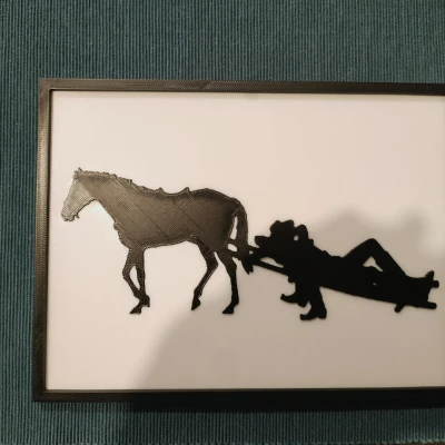 Móc Treo Tường Trinity & Ngựa - Khung 15x20cm
