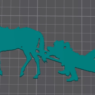 Móc Treo Tường Trinity & Ngựa - Khung 15x20cm