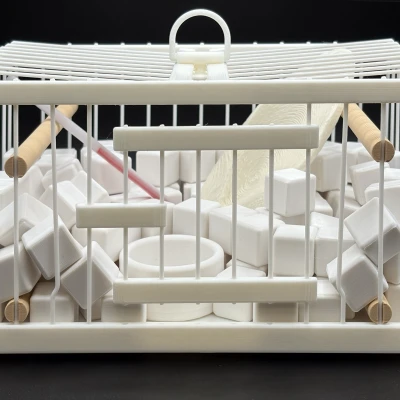 Mô hình 'Why Not Sneeze, Rose Sélavy?' của Marcel Duchamp