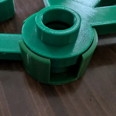 Khuôn jig 2 mặt lego hình vòng nguyệt quế