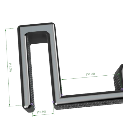 Giá Đỡ Cáp Cho Ray Thang Rack Máy Chủ 1.5 inch