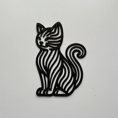 Nghệ thuật treo tường hình mèo #33