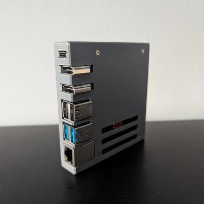 Vỏ Case Cho Raspberry Pi 4B & Adapter HDMI Waveshare