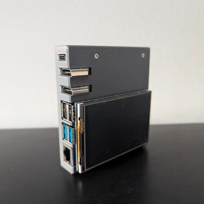 Vỏ Case Cho Raspberry Pi 4B & Adapter HDMI Waveshare