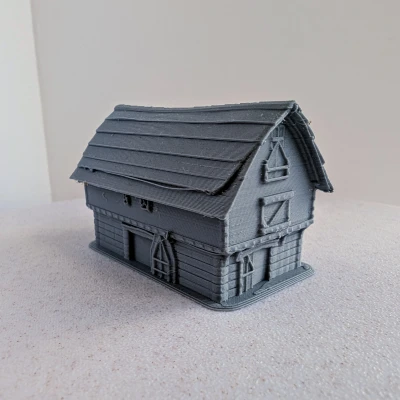 Mô Hình Nhà Kho Kiểu Trung Cổ