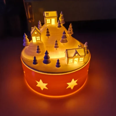 Chân đế cho mô hình làng Giáng sinh