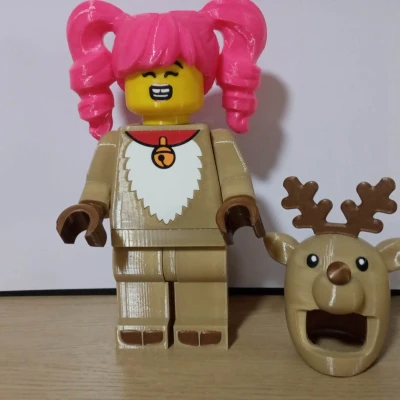 Mô Hình Lego Người Tuyết Khổng Lồ