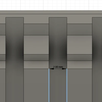 Hộp Đựng SSD M.2 22x80 Gridfinity Có Thể Xếp Chồng