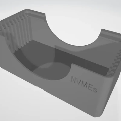 Khay Lưu Trữ M.2 SSD 22 x 80 Gridfinity, Xếp Chồng, 10 Khoang