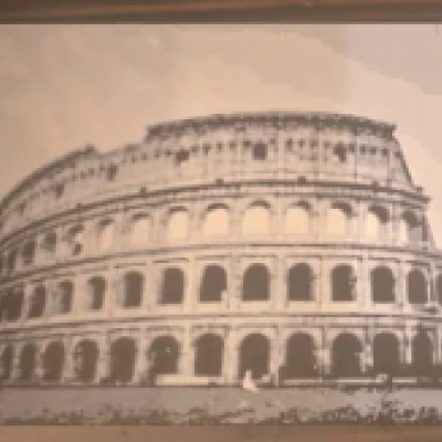 Mô hình Lithophane Địa danh Đấu trường La Mã