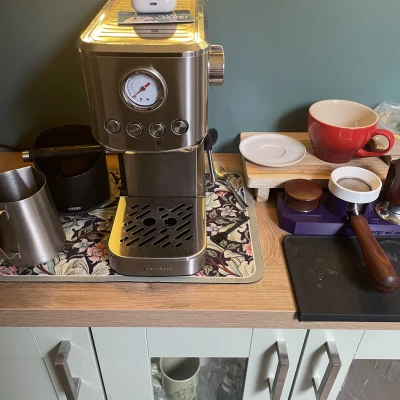 Trạm Đổ Cà Phê & Phễu Từ Tính cho Máy Pha Cà Phê Create (Portafilter Bên Ngoài)