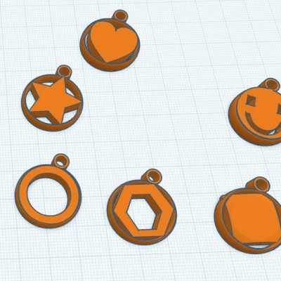 Set 6 món đồ trang trí Giáng sinh