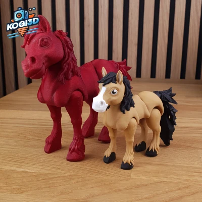 Mô hình Ngựa Khớp Nối In Liền Tắc