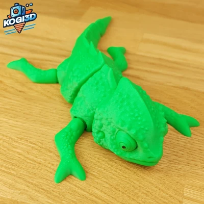 Rồng Đất Uốn Dẻo In Liền Một Khối