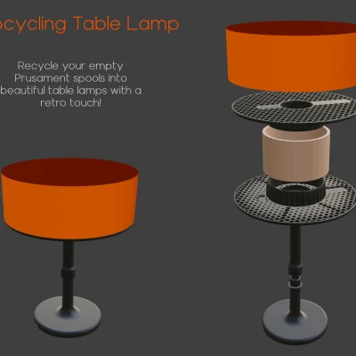 Đèn bàn Tái chế Lõi Nhựa