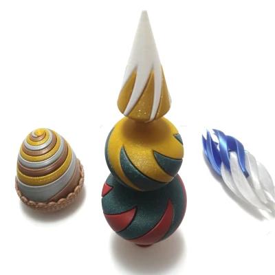 Mô hình cây thông xoắn ốc Giáng Sinh (dùng cho máy in 1 trục đùn)