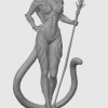 Mô hình Warhammer cat-girl 22 - Thumbnail 1