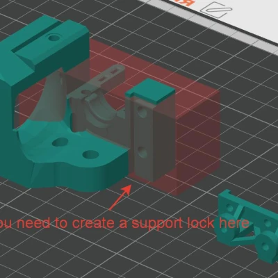 Impact printhead Remix cho Ender 3 / NEO / PRO (không phải E3 V2 V3) HGX-Lite kèm mount CR-touch