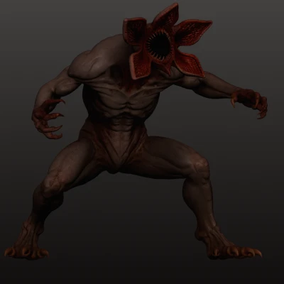 QUÁI VẬT DEMOGORGON KINH DỊ STRANGER THINGS – TƯỢNG QUÁI VẬT CHI TIẾT CAO DÙNG ĐỂ IN 3D