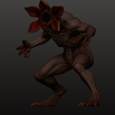 QUÁI VẬT DEMOGORGON KINH DỊ STRANGER THINGS – TƯỢNG QUÁI VẬT CHI TIẾT CAO DÙNG ĐỂ IN 3D