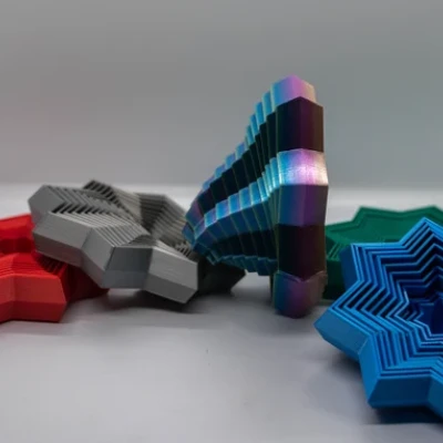 Mô Hình Sao Fidget In 3D
