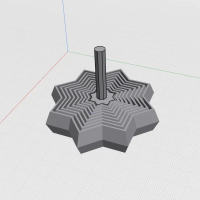 Ngôi Sao Fidget Có Tay Cầm