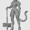 Mô hình Warhammer nữ mèo 25 - Thumbnail 1