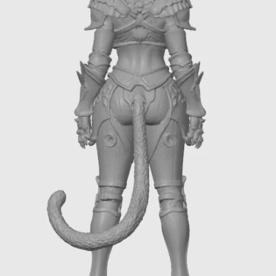 Mô hình Warhammer Mèo-girl 26