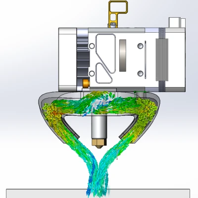 Giá đỡ quạt BIQU H2 V2s Lite cho quạt 5015 và 5020