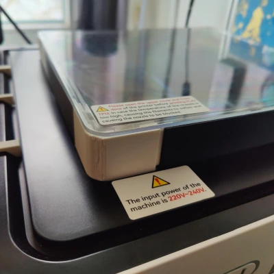 QIDI X-smart3 Nâng Nắp Trên – Khung Module + Tường Sau Thông Gió Trượt