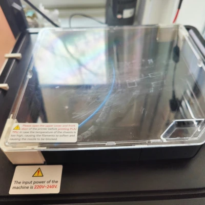 QIDI X-smart3 Nâng Nắp Trên – Khung Module + Tường Sau Thông Gió Trượt