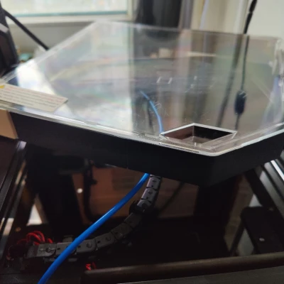 QIDI X-smart3 Nâng Nắp Trên – Khung Module + Tường Sau Thông Gió Trượt