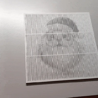 Ảo Ảnh Giáng Sinh Lenticular - Grinch & Ông Già Noel