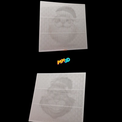 Ảo Ảnh Giáng Sinh Lenticular - Grinch & Ông Già Noel