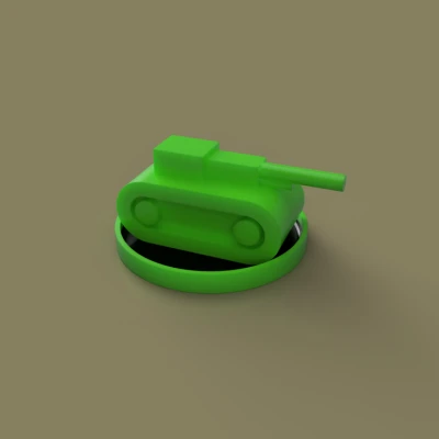 Quân cờ Xe tăng Crash Derby – Quân cờ In 3D Lấy cảm hứng từ Risk