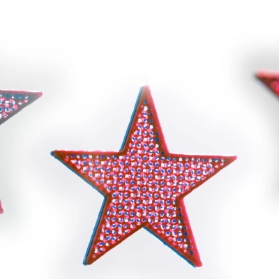 Ngôi Sao Hiệu Ứng Moiré Trang Trí Giáng Sinh Mùa Đông