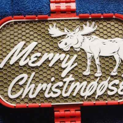 Biển báo Merry Christmoose