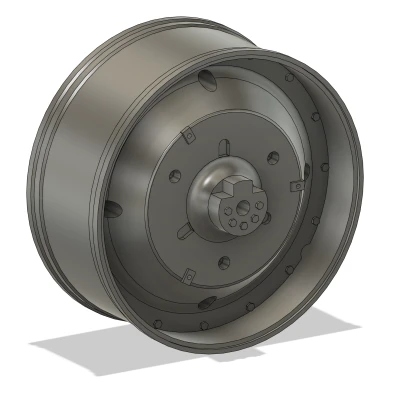 Mâm Bánh Sau John Deere Đúc Nặng Tỷ Lệ 1:8