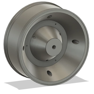 Mâm Bánh Sau John Deere Đúc Nặng Tỷ Lệ 1:8