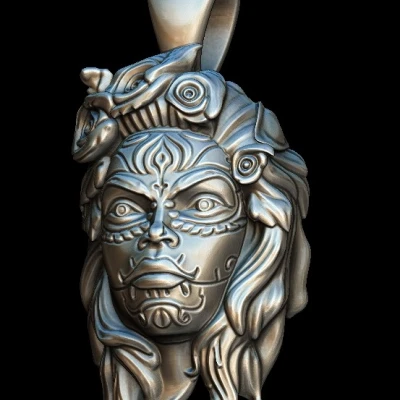 Mô Hình OBJ 3D Miễn Phí - Cô Gái Đầu Lâu Đường Catrina