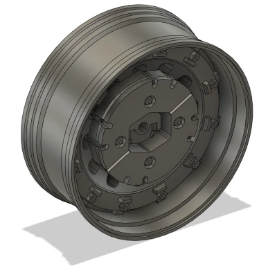 Mâm Bánh Sau Xe International Harvester Tỷ Lệ 1:8