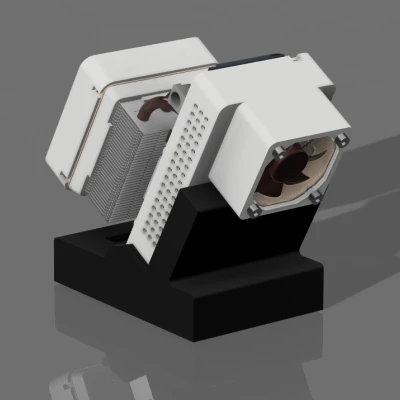 Vỏ Case và Đế Tản Nhiệt Tối Giản cho BitAxe Gamma 601