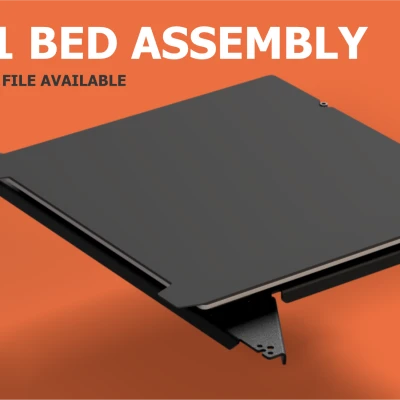 Mô hình CAD Lắp Ráp Giường Máy In Creality K1