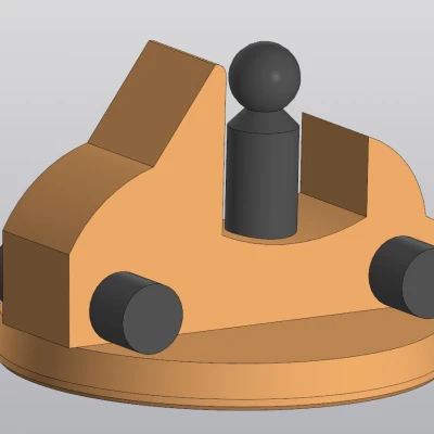 Xe Đồ Chơi Bằng Gỗ Từ Liên Xô. Token Cho Board Game.