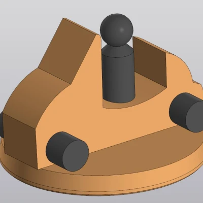 Xe Đồ Chơi Bằng Gỗ Từ Liên Xô. Token Cho Board Game.