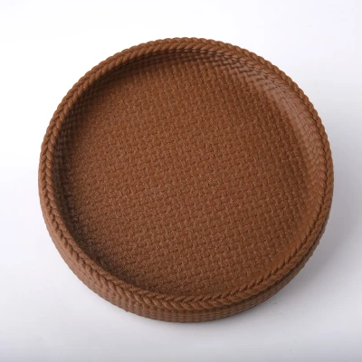 Khay Trang Trí Vân Đan Len Ấm Cúng